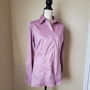 NWOT Lavender Button-Down Shirt